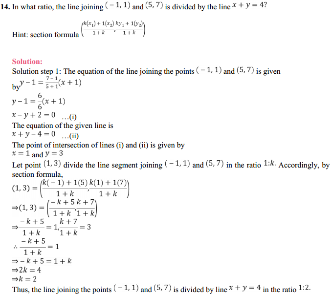 NCERT Solutions for Class 11 Maths Chapter 10 Straight Lines Miscellaneous Exercise 18