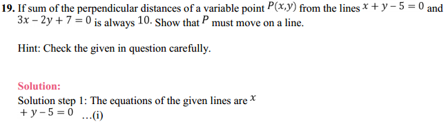 NCERT Solutions for Class 11 Maths Chapter 10 Straight Lines Miscellaneous Exercise 25