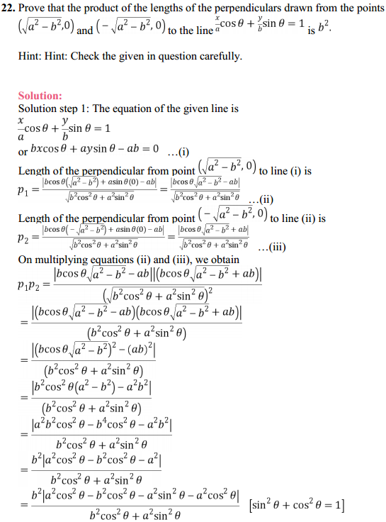NCERT Solutions for Class 11 Maths Chapter 10 Straight Lines Miscellaneous Exercise 31