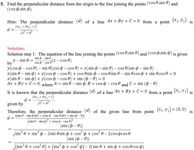 NCERT Solutions for Class 11 Maths Chapter 10 Straight Lines Miscellaneous Exercise 7