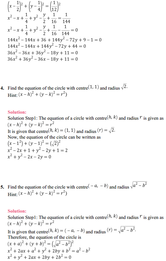 NCERT Solutions for Class 11 Maths Chapter 11 Conic Sections Ex 11.1 2