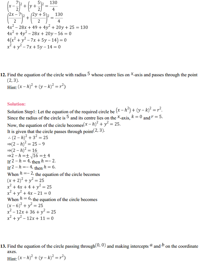 NCERT Solutions for Class 11 Maths Chapter 11 Conic Sections Ex 11.1 9