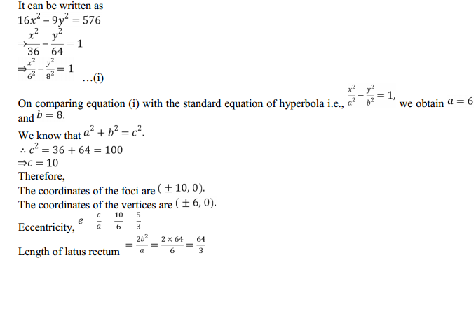 NCERT Solutions for Class 11 Maths Chapter 11 Conic Sections Ex 11.4 4