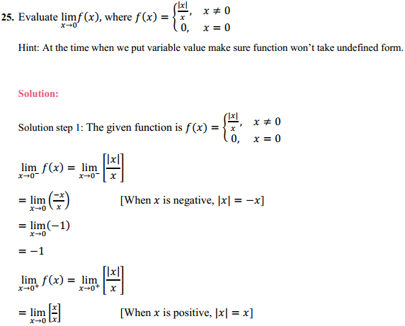 NCERT Solutions for Class 11 Maths Chapter 13 Limits and Derivatives Ex 13.1 19