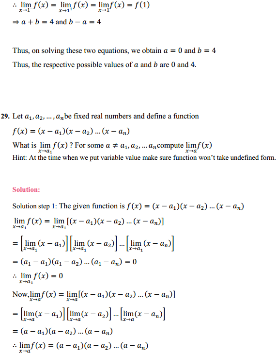 NCERT Solutions for Class 11 Maths Chapter 13 Limits and Derivatives Ex 13.1 24