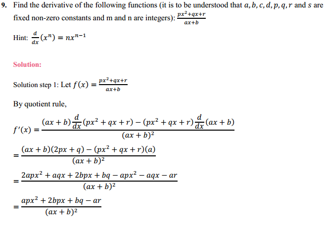 NCERT Solutions for Class 11 Maths Chapter 13 Limits and Derivatives Miscellaneous Exercise 12