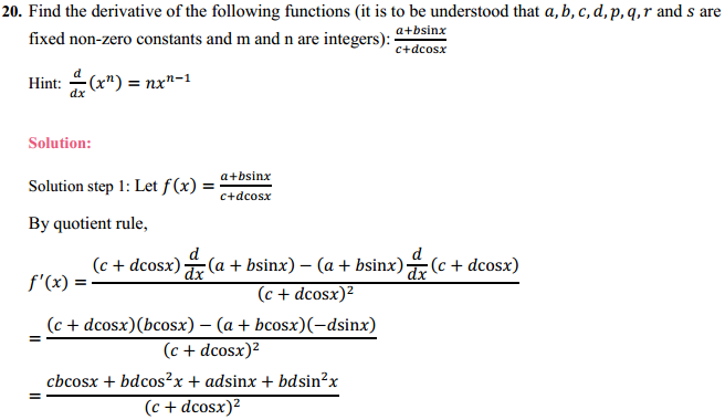 NCERT Solutions for Class 11 Maths Chapter 13 Limits and Derivatives Miscellaneous Exercise 27