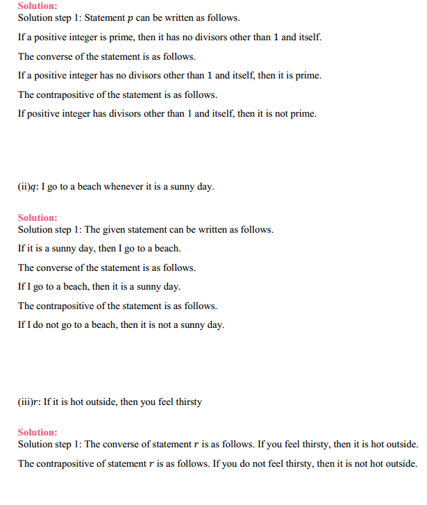 NCERT Solutions for Class 11 Maths Chapter 14 Mathematical Reasoning Miscellaneous Exercise 2