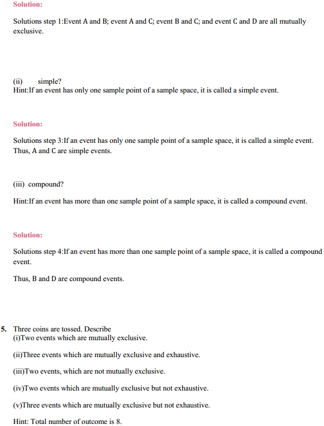 NCERT Solutions for Class 11 Maths Chapter 16 Probability Ex 16.2 5