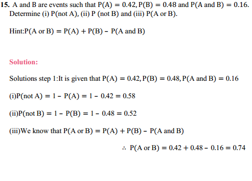 NCERT Solutions for Class 11 Maths Chapter 16 Probability Ex 16.3 24