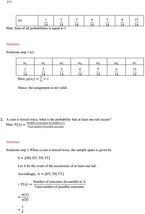 NCERT Solutions for Class 11 Maths Chapter 16 Probability Ex 16.3 4