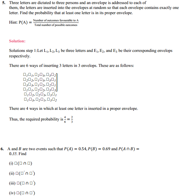 NCERT Solutions for Class 11 Maths Chapter 16 Probability Miscellaneous Exercise 7