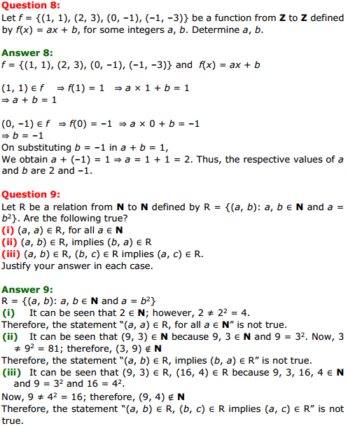 case study questions for class 11 maths chapter 2
