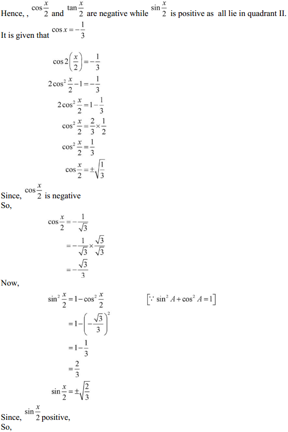 NCERT Solutions for Class 11 Maths Chapter 3 Trigonometric Functions Miscellaneous Exercise 9