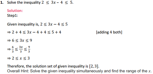 NCERT Solutions for Class 11 Maths Chapter 6 Linear Inequalities Miscellaneous Exercise 1