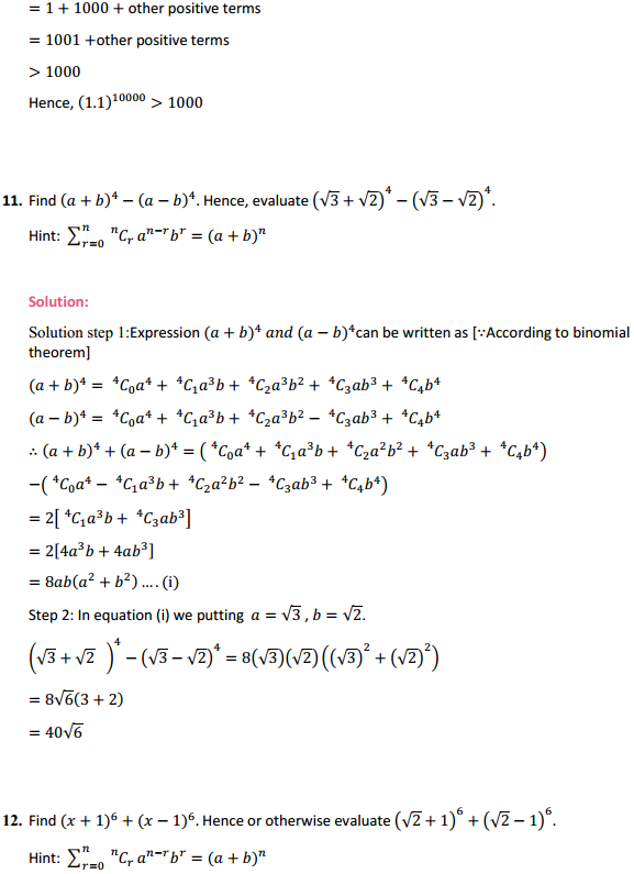 NCERT Solutions for Class 11 Maths Chapter 8 Binomial Theorem Ex 8.1 6