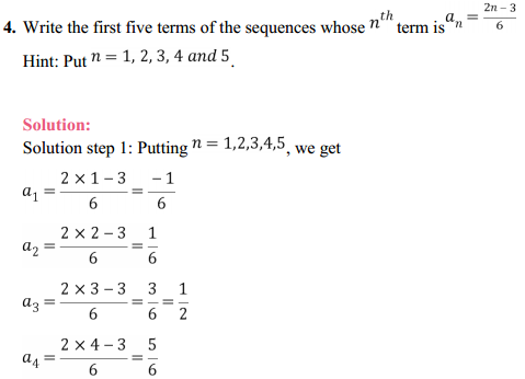 NCERT Solutions for Class 11 Maths Chapter 9 Sequences and Series Ex 9.1 3