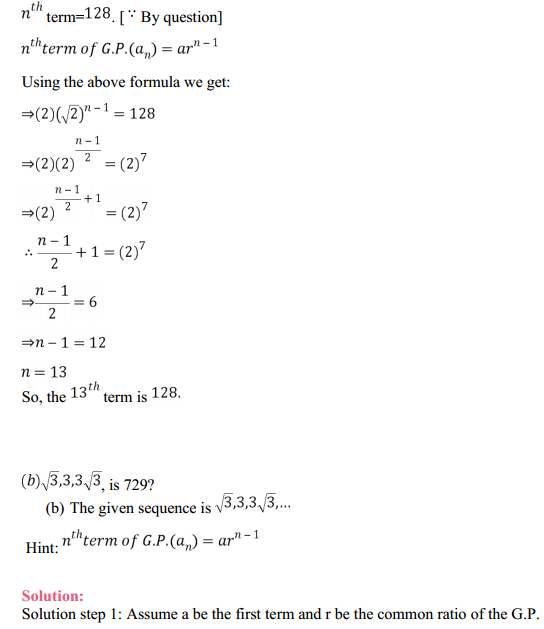 NCERT Solutions for Class 11 Maths Chapter 9 Sequences and Series Ex 9.3 6