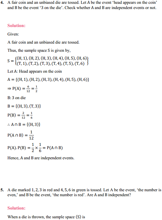 NCERT Solutions for Class 12 Maths Chapter 13 Probability Ex 13.2 5