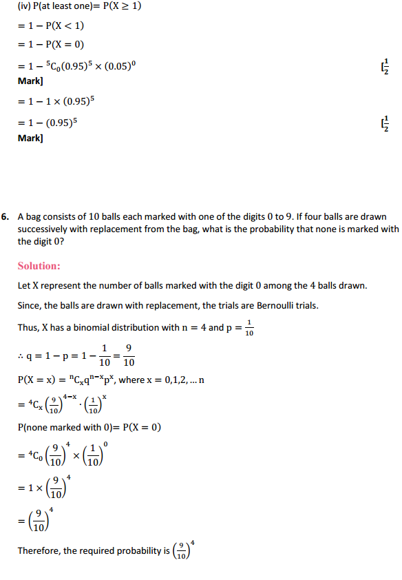 NCERT Solutions for Class 12 Maths Chapter 13 Probability Ex 13.5 7