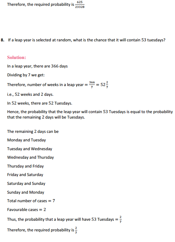 NCERT Solutions for Class 12 Maths Chapter 13 Probability Miscellaneous Exercise 9