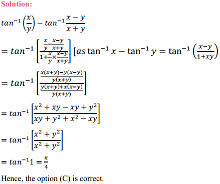 NCERT Solutions for Class 12 Maths Chapter 2 Inverse Trigonometric Functions Miscellaneous Exercise 11