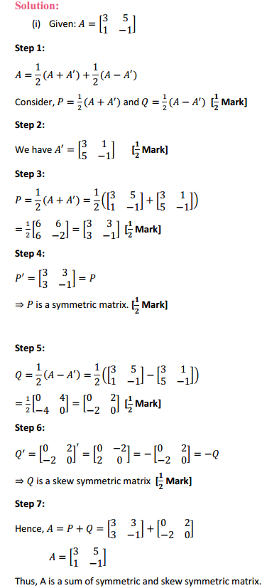 NCERT Solutions for Class 12 Maths Chapter 3 Matrices Ex 3.3 14