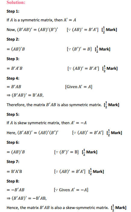 NCERT Solutions for Class 12 Maths Chapter 3 Matrices Miscellaneous Exercise 7