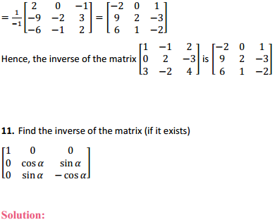 NCERT Solutions for Class 12 Maths Chapter 4 Determinants Ex 4.5 10