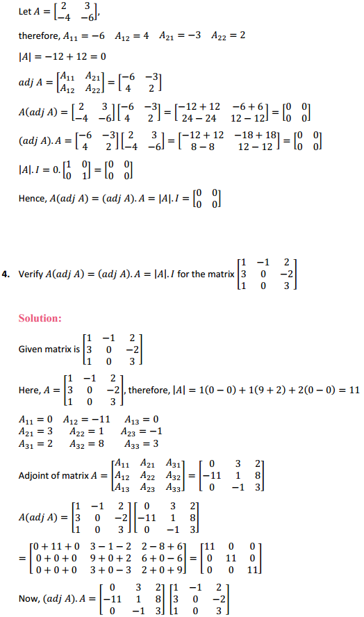 NCERT Solutions for Class 12 Maths Chapter 4 Determinants Ex 4.5 4