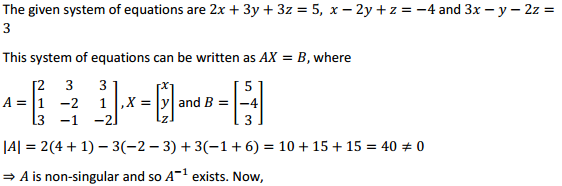 NCERT Solutions for Class 12 Maths Chapter 4 Determinants Ex 4.6 12