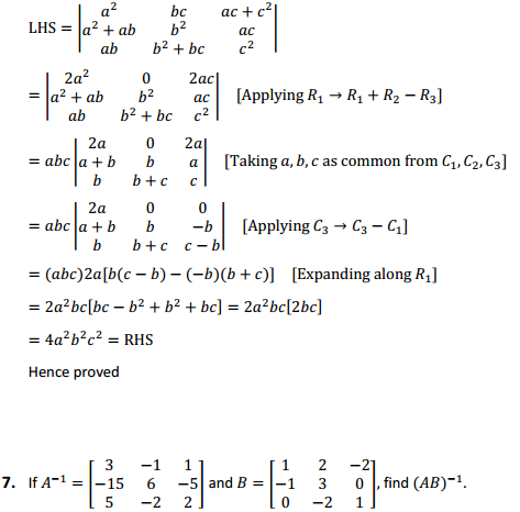 NCERT Solutions for Class 12 Maths Chapter 4 Determinants Miscellaneous Exercise 5