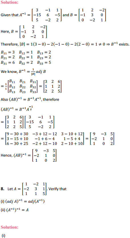 NCERT Solutions for Class 12 Maths Chapter 4 Determinants Miscellaneous Exercise 6