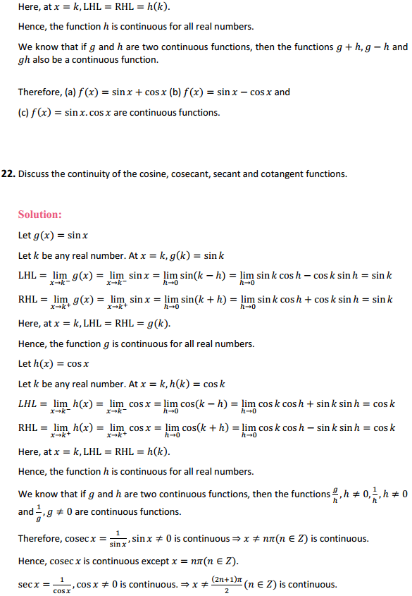 NCERT Solutions for Class 12 Maths Chapter 5 Continuity and Differentiability Ex 5.1 24