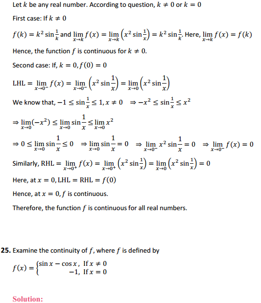 NCERT Solutions for Class 12 Maths Chapter 5 Continuity and Differentiability Ex 5.1 28