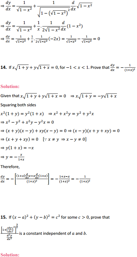 NCERT Solutions for Class 12 Maths Chapter 5 Continuity and Differentiability Miscellaneous Exercise 11