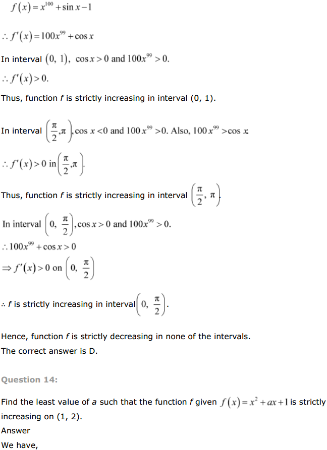 NCERT Solutions for Class 12 Maths Chapter 6 Application of Derivatives Ex 6.2 16