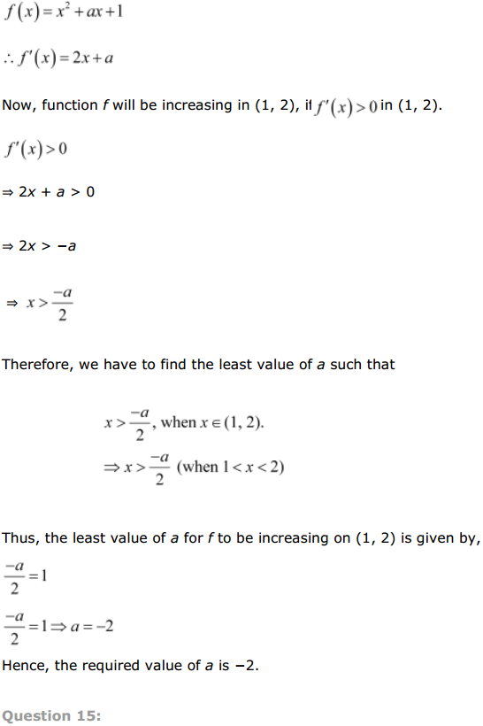 NCERT Solutions for Class 12 Maths Chapter 6 Application of Derivatives Ex 6.2 17