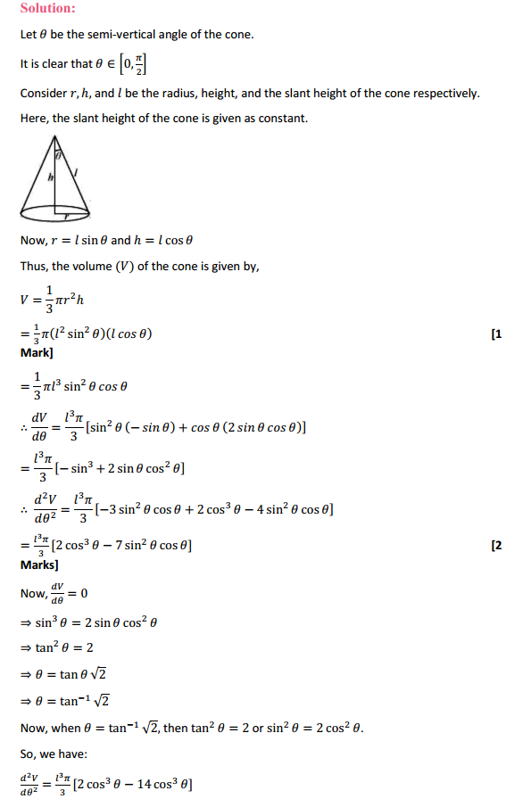 NCERT Solutions for Class 12 Maths Chapter 6 Application of Derivatives Ex 6.5 64