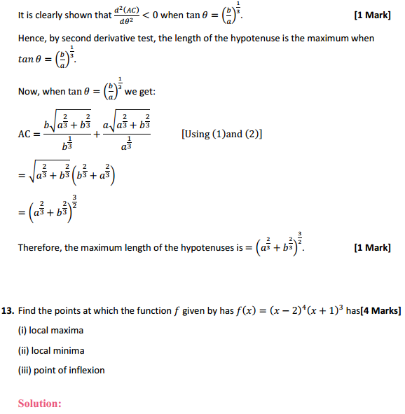 NCERT Solutions for Class 12 Maths Chapter 6 Application of Derivatives Miscellaneous Exercise 25
