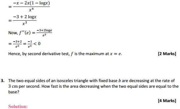 NCERT Solutions for Class 12 Maths Chapter 6 Application of Derivatives Miscellaneous Exercise 6