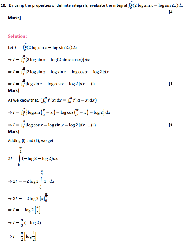 NCERT Solutions for Class 12 Maths Chapter 7 Integrals Ex 7.11 8