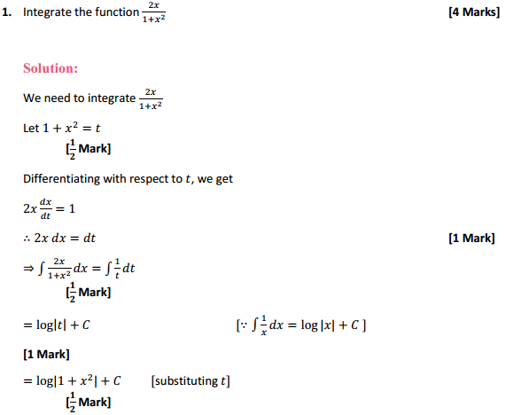 NCERT Solutions for Class 12 Maths Chapter 7 Integrals Ex 7.2 1