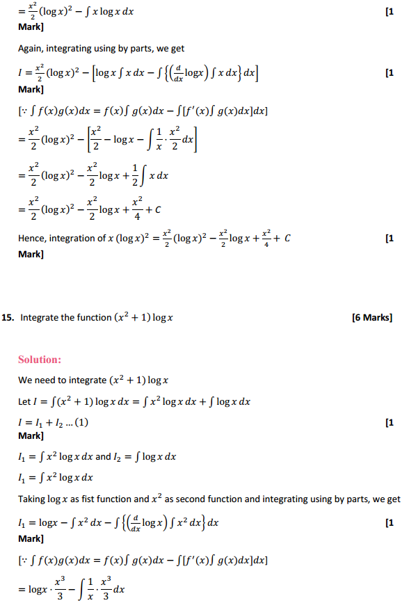 NCERT Solutions for Class 12 Maths Chapter 7 Integrals Ex 7.6 11