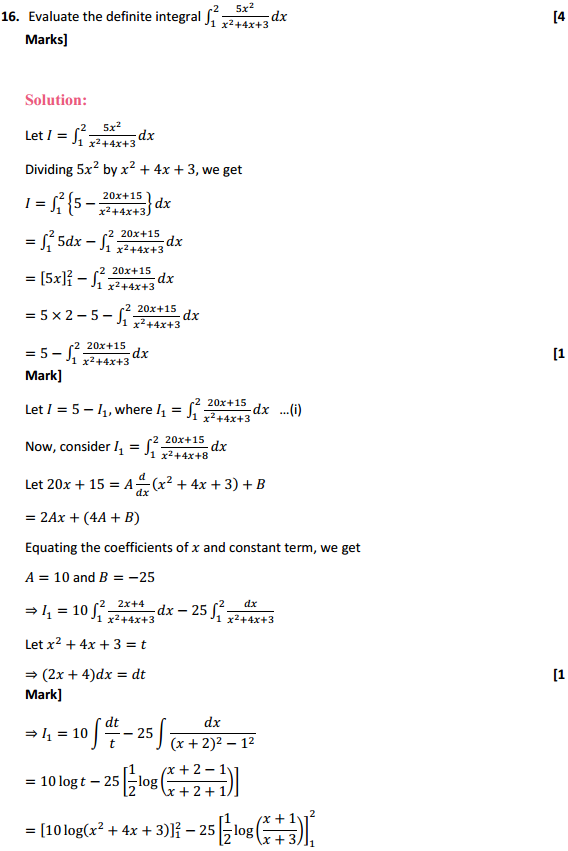 NCERT Solutions for Class 12 Maths Chapter 7 Integrals Ex 7.9 10