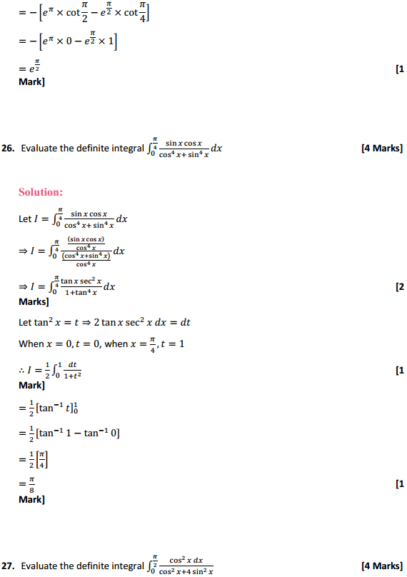 NCERT Solutions for Class 12 Maths Chapter 7 Integrals Miscellaneous Exercise 20