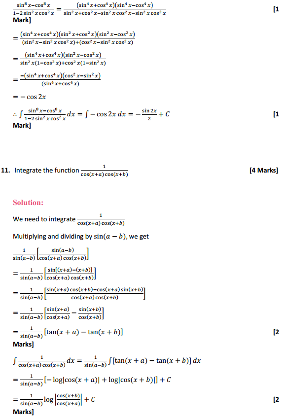 NCERT Solutions for Class 12 Maths Chapter 7 Integrals Miscellaneous Exercise 8