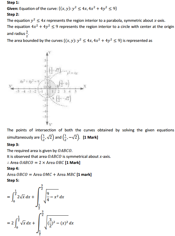 NCERT Solutions for Class 12 Maths Chapter 8 Application of Integrals Miscellaneous Exercise 19