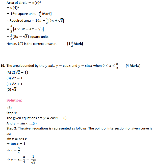 NCERT Solutions for Class 12 Maths Chapter 8 Application of Integrals Miscellaneous Exercise 24