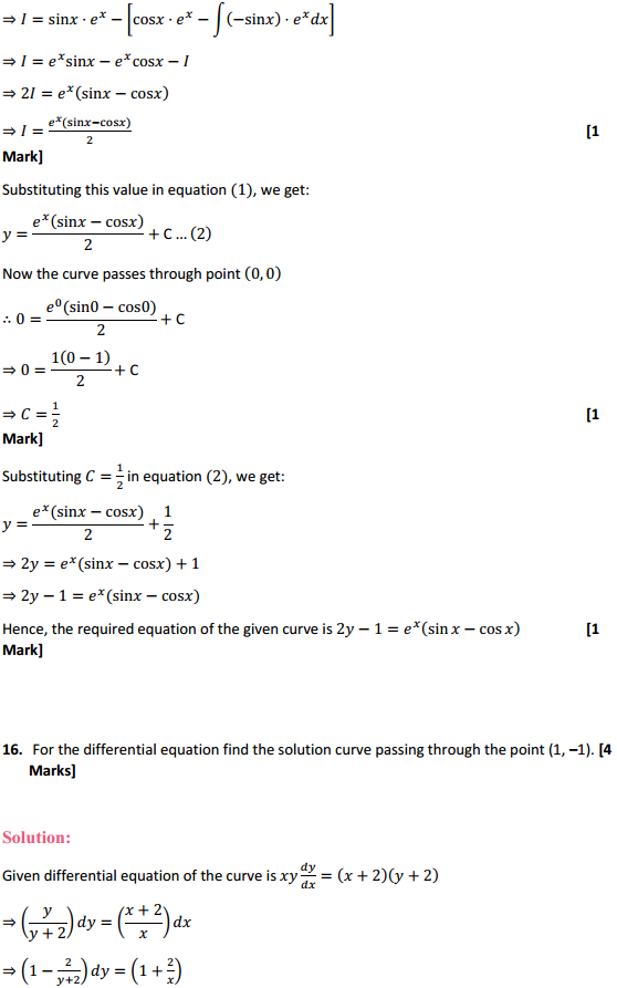 NCERT Solutions for Class 12 Maths Chapter 9 Differential Equations Ex 9.4 16
